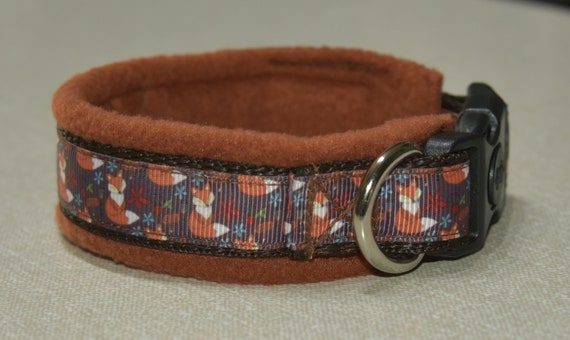 fleece lined dog collars
