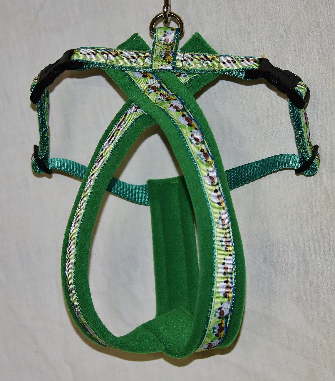 Dog Harness Fleece Lined With Matching Lead Options Sheep Etsy UK