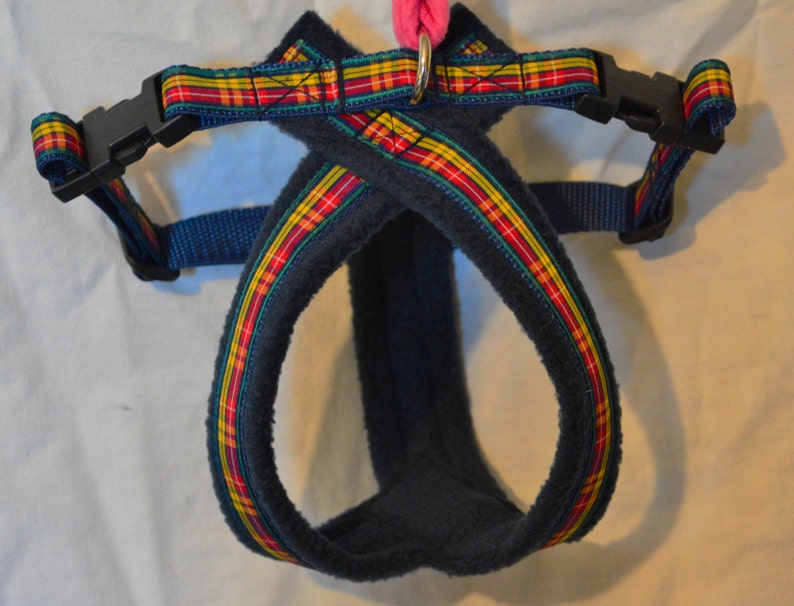 Dog Harness Fleece Lined Buchanan Tartan Choice of Etsy UK