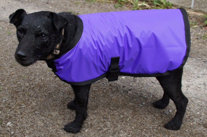 Lightweight waterproof dog coat fleece or cotton lined. Etsy