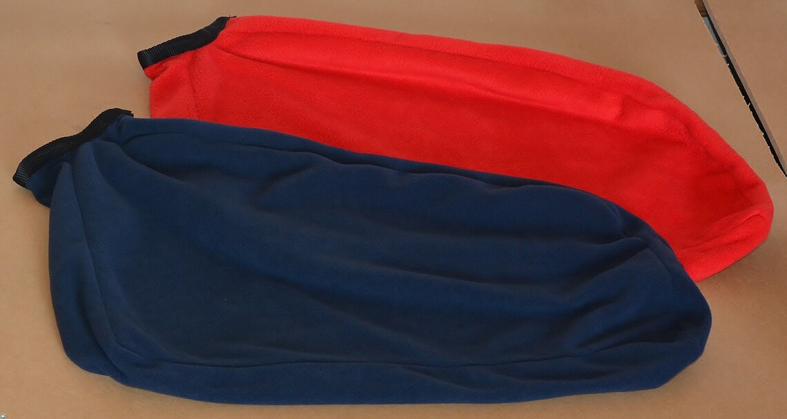 Fleece Dog Dry Bag Red or Navy Etsy UK