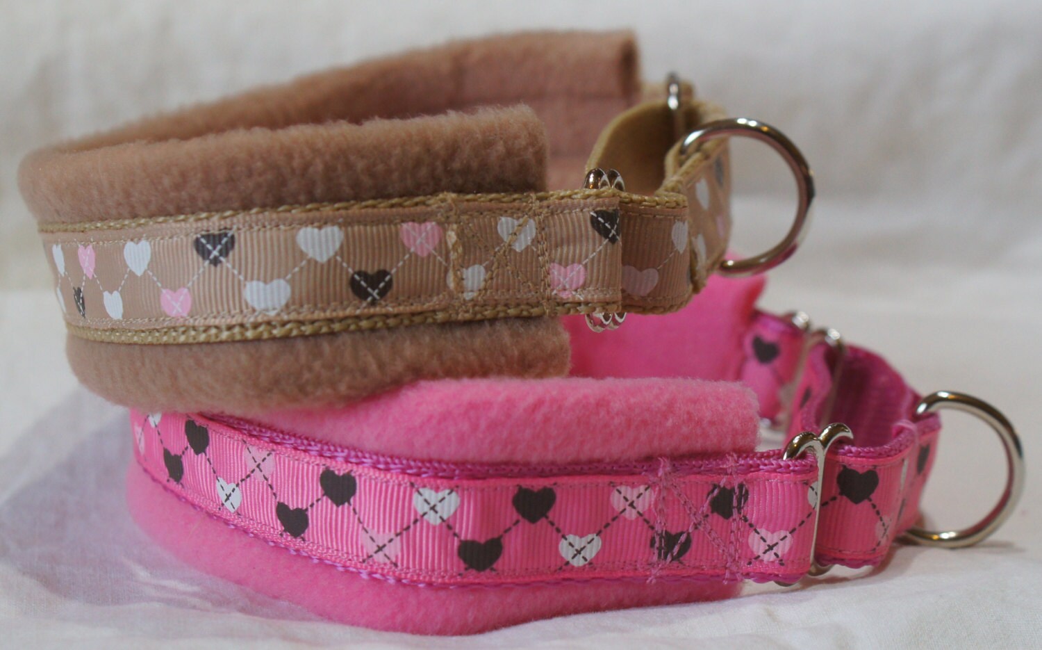 Fleece lined martingale dog collar Clearance