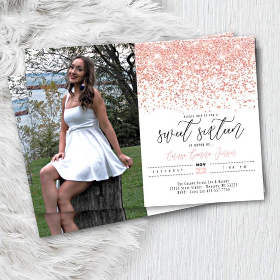 rose gold sweet 15 dress