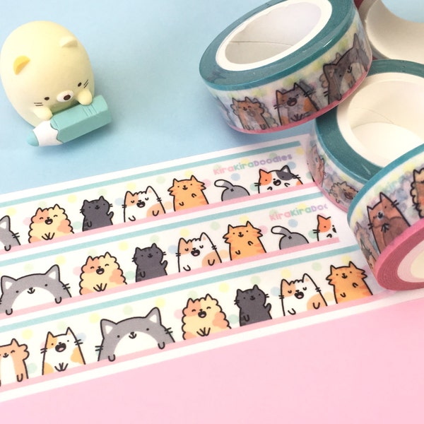 Kawaii Kitty Washi Tape