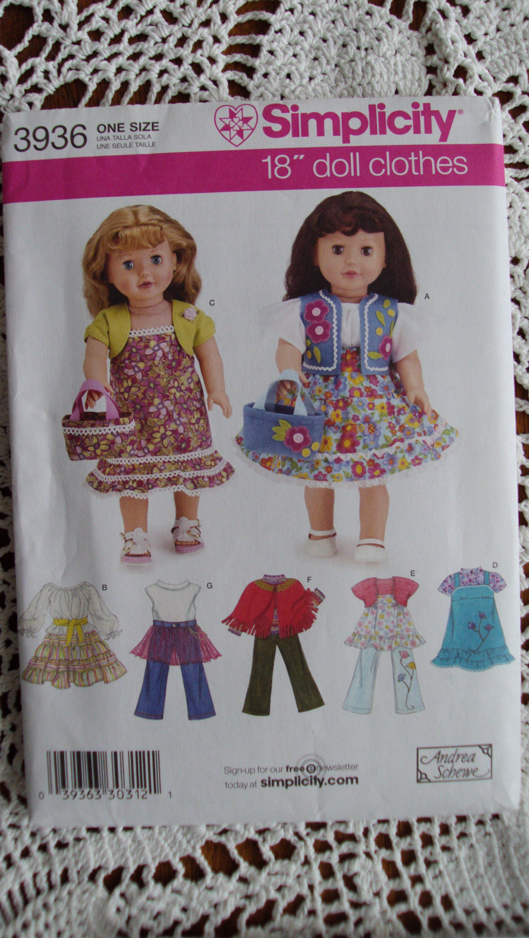 4 American Girl Sewing Patterns for 18 Dolls McCalls Etsy