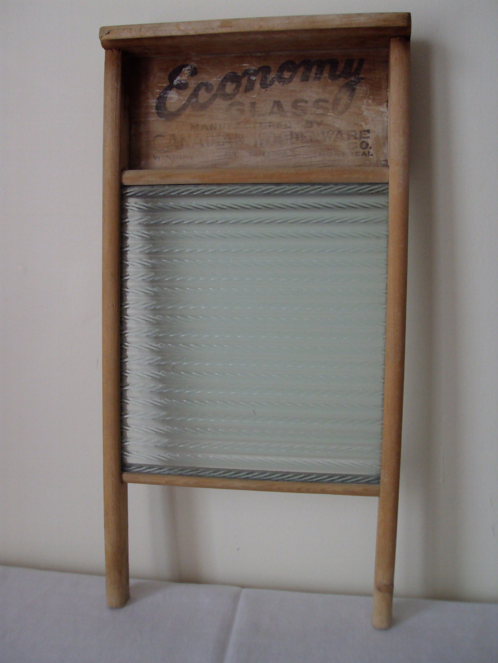 Antique Farmhouse Glass Washboard Economy Brand Made in Etsy