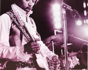 Jimi Hendrix Purple Haze Poster 24 X 36