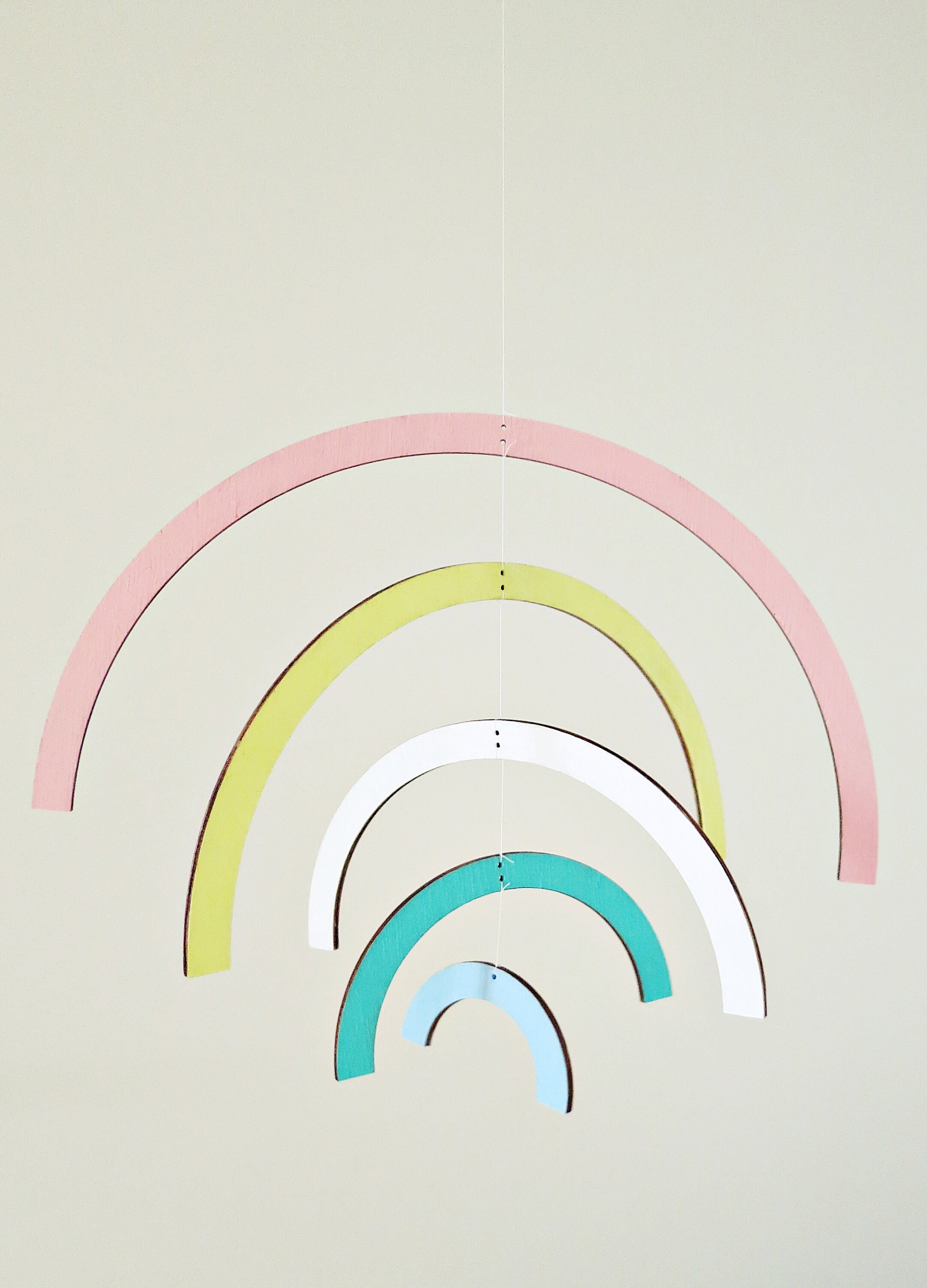 Ahoj-2012 Mobile Arc-En-Ciel, Décoration en Bois, Attrape-Rêves, Cinétique, Arc Camping-Car de Chamb