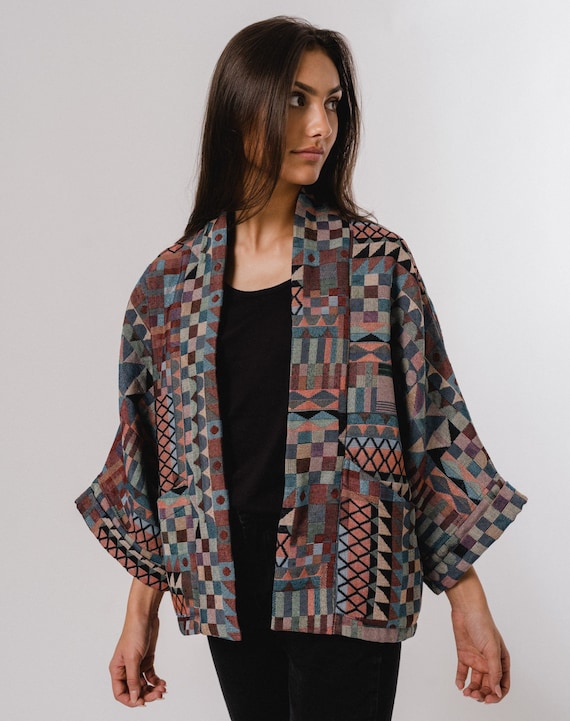 Wide Cuff / Batwing Style Jacket / Jacket / Boxy Jacket