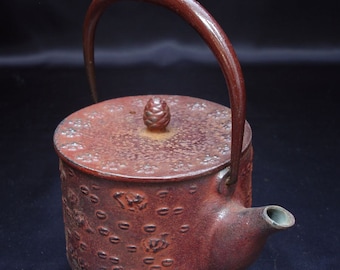 南部鉄瓶 ヴィンテージ鋳鉄鉄瓶 岩手工芸品政府オークション 日本 ZZ7