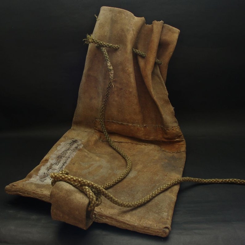 1700s Shogun Government's Cash Delivery Bag Museum Value Japanese