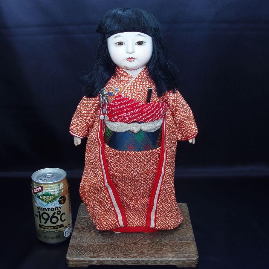 ICHIMATSU NINGYOU Japanese Kimono Girl Doll Edo Antique Vintage