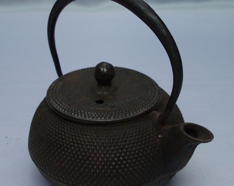 NAMBU Mini TETSUBIN Japanse Vintage Ironware Gietijzeren Ketel Pot met Teken