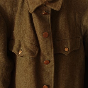 WWII Imperial Japan Military Wool Jacket & Hood image 3