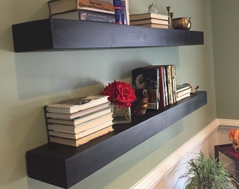 Floating  shelf, wood shelves, Floating shelves, farmhouse decor, ledge shelf, rustic floating shelf, bracket shelves, modern shelf, shelf