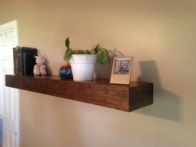 White floating shelvesfloating shelvesreclaimed wood Etsy