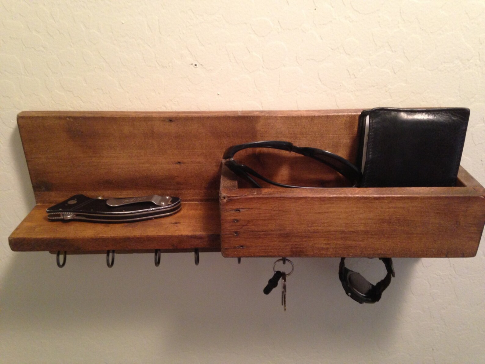 Wall Organizer Entryway Organizer Wood Organizer Wall Etsy