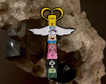 Adventure Time Totem Pole Pin