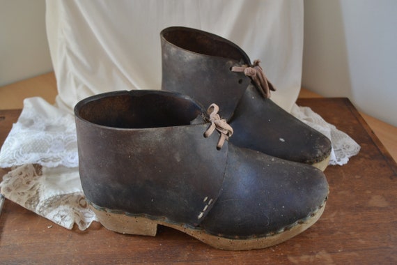 Antique men shoes, antique men's shoe, antique le… - image 1
