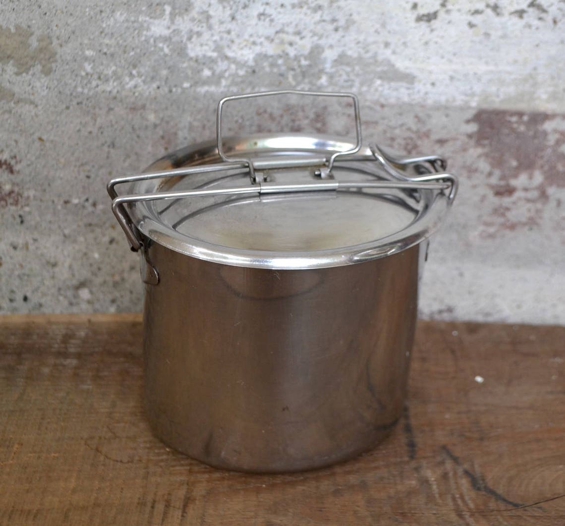 Metal Lunch Box Old Lunch Box Stainless Lunch Box Small - Etsy