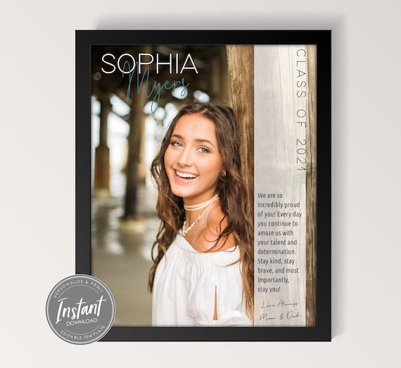 Yearbook dedication page template editable full page yearbook ad 