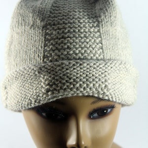 Hank Knit Hat - Kim (light gray)