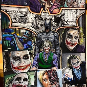 NEW The Dark Knight Collage