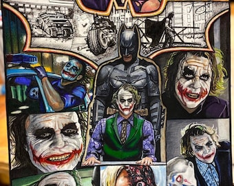 NEW The Dark Knight Collage