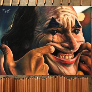 Joker &#39;Smile Tho Your Heart is Aching&#39; Drawing