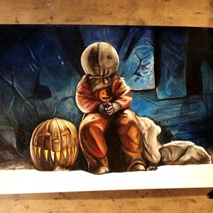 Sam Trick R Treat Drawing - Etsy