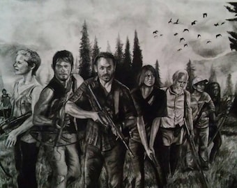 The Walking Dead Mural