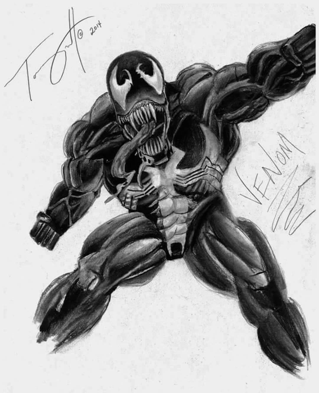 Venom Drawing - Etsy 日本