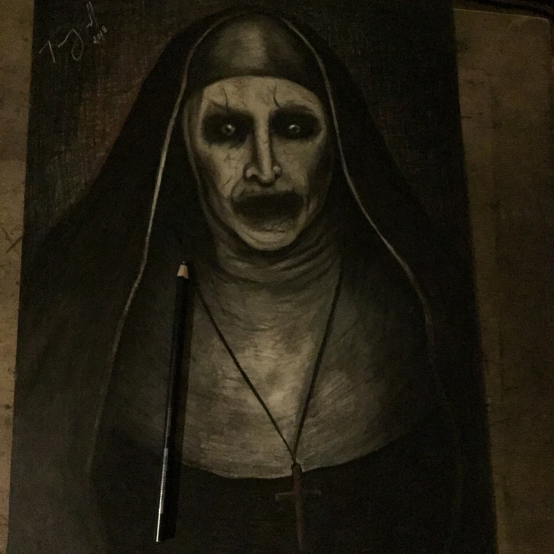 Brand New The Nun Valak Drawing