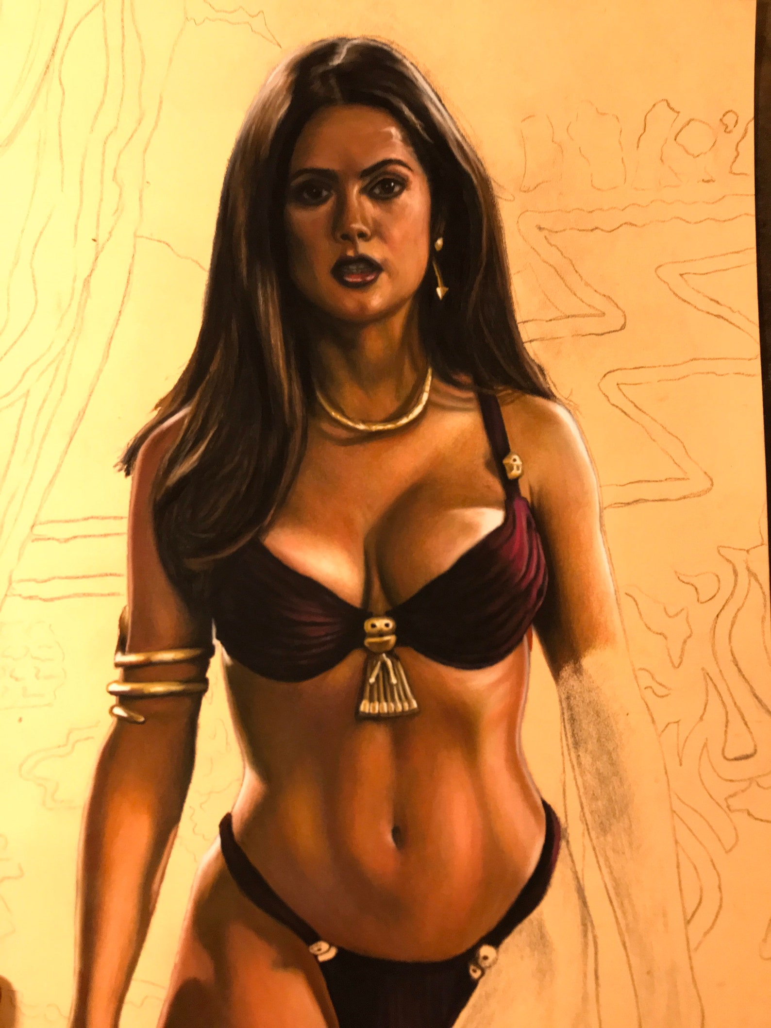 NEW Salma Hayek From Dusk Till Dawn Print | Etsy