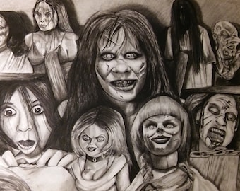 Ladies of Horror Collage