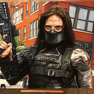 Winter Soldier Drawing