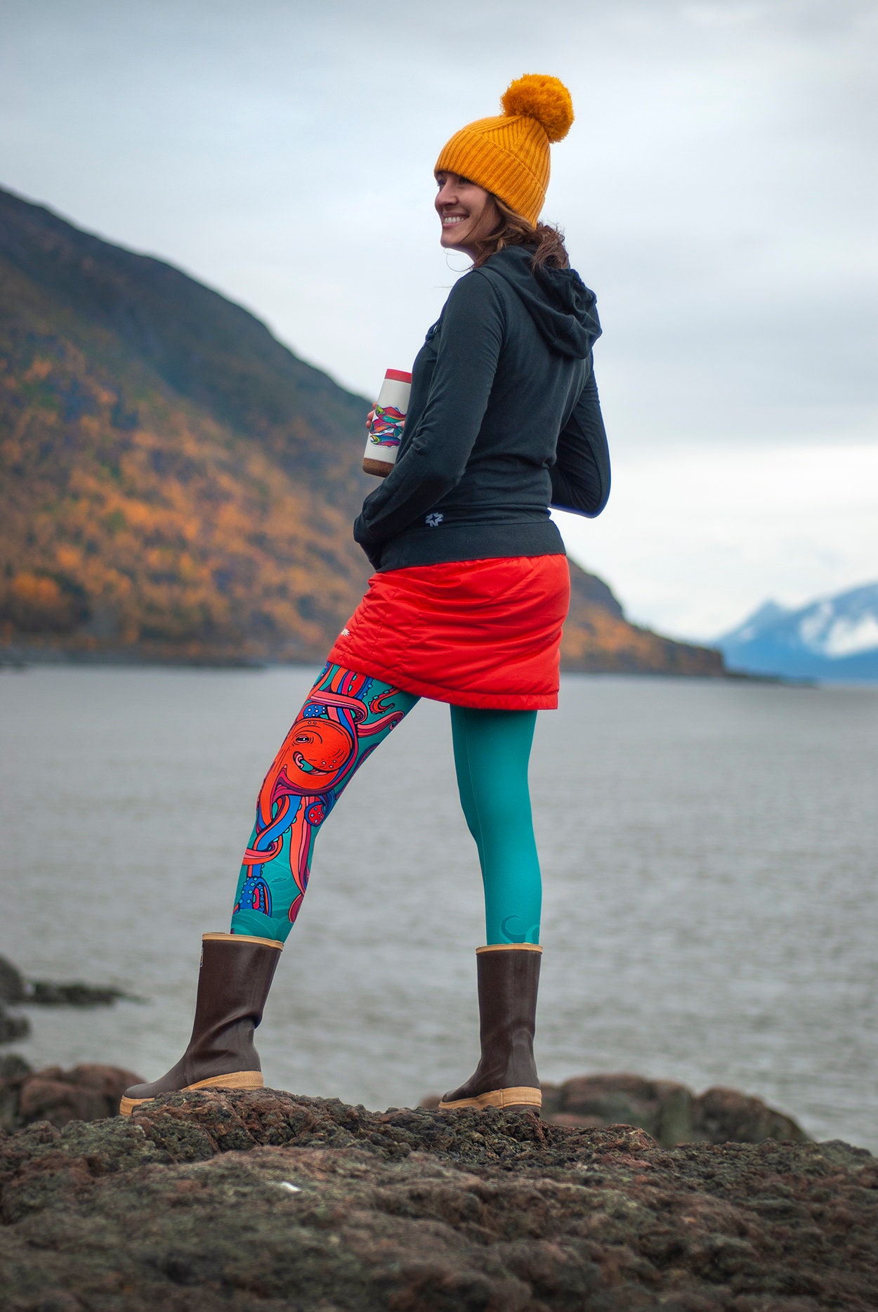 Aurora Borealis Leggings Northern Lights Leggings Custom Leggings Gift for  Her Girlfriend Gift 