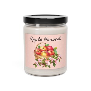 Vela de soja perfumada Apple Harvest, 9 oz