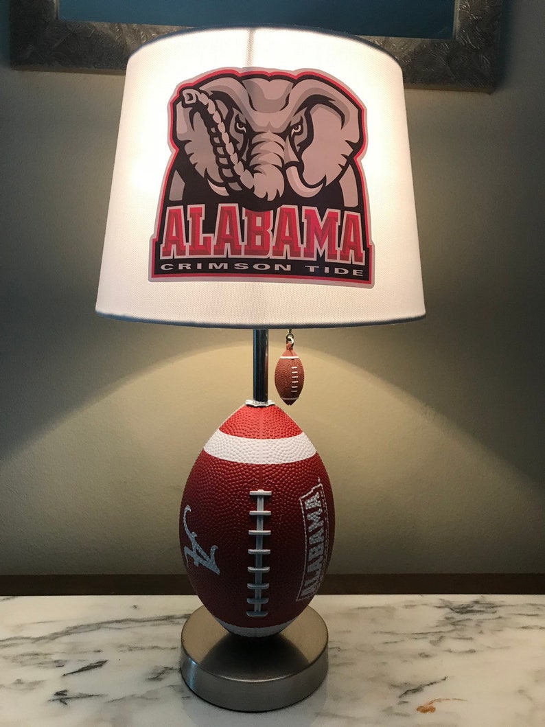 Alabama CrimsonTide football Lamp.
