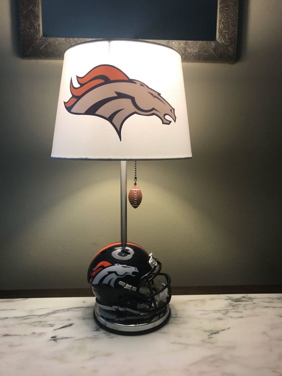 Denver Broncos Football Lamp Nfl Sports Team Image 0