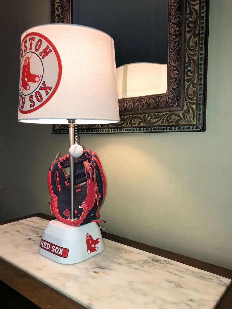 Boston Red Sox Baseball Glove Lamp Mlb Teams Made By Image 0 1