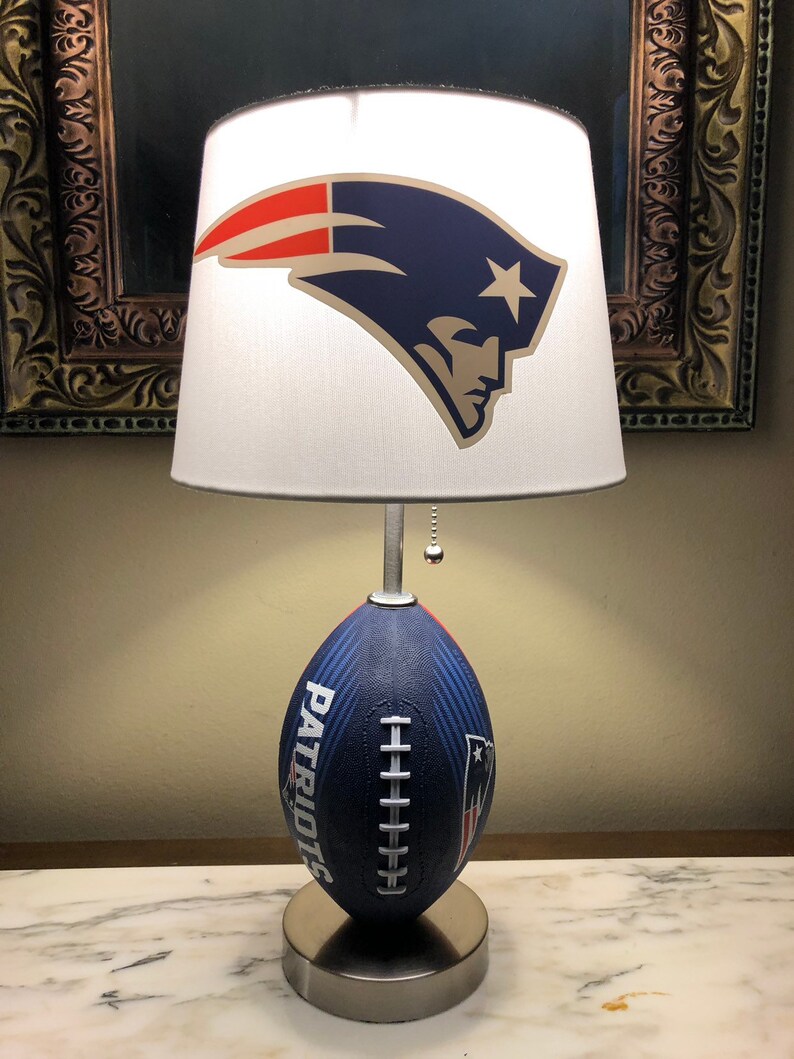 New England Patriots Football Lamp Nfl Sports Team Made By