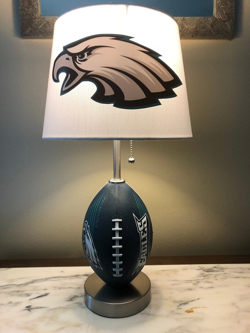 Philadelphia Eagles Football Lamp Nfl Sports Team Made By Thatlampguy