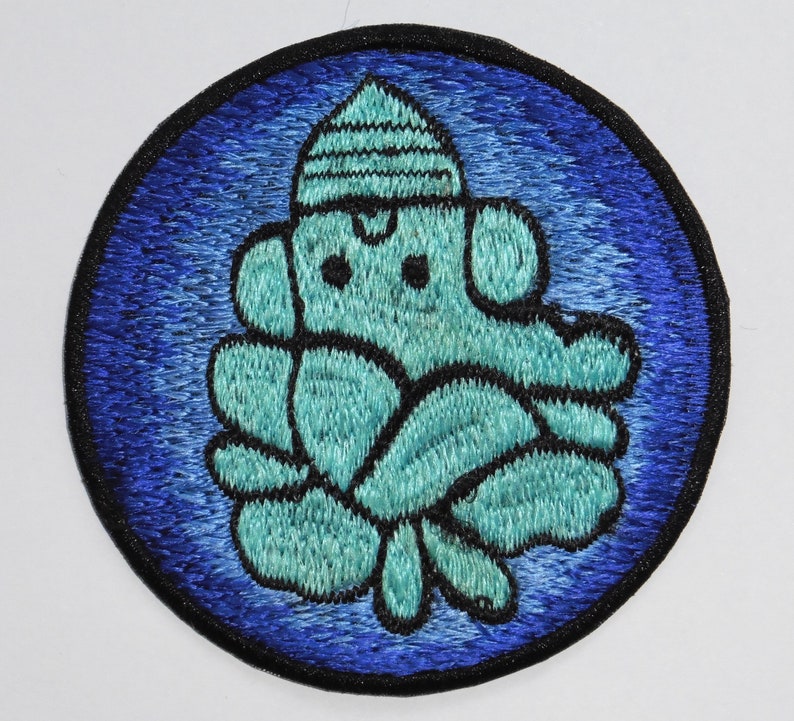 Lotus Flower Round Sew On Patch Various Colours 8 cm Nepalese Made Lotus Flower Round Sew On Patch Various Colours 8 cm Nepalese Made