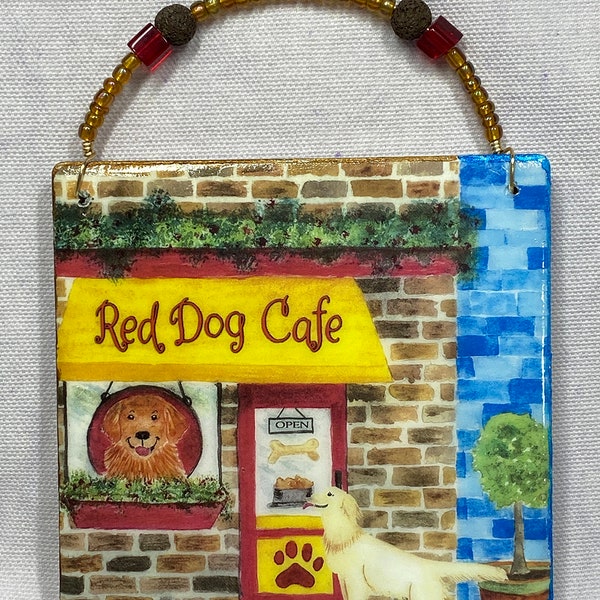 Dog Ceramic Tile - Etsy