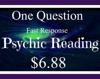 Psychic Reading-Schnelle Antwort-Eine Frage-Eine Antwort-Low-Cost-Einführungsangebot