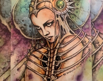 Mixed Media Print by Frank Rosales Art