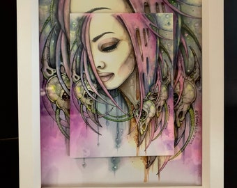 Mixed Media Print Frank Rosales Art