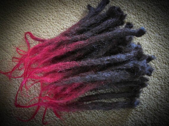 Black W Red Tips Etsy