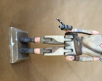 Rey Hand-Carved Wooden Figurine